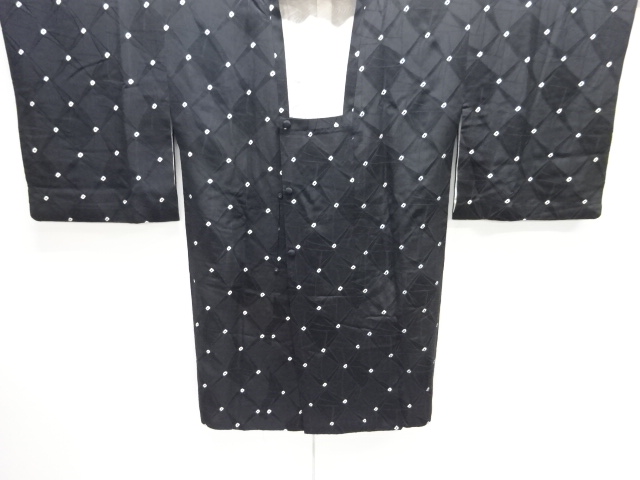 JAPANESE MICHIYUKI COAT / SHIBORI / WOVEN ABSTRACT